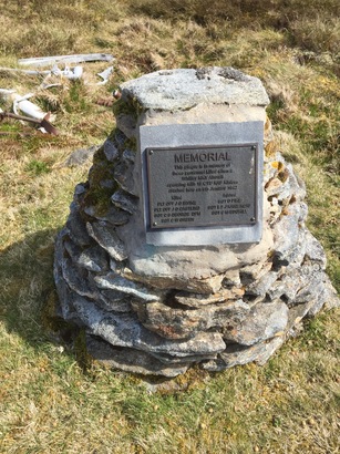Carn A'Choire Mhoir Whitley Memorial — photograph