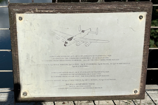 Tattershall (1) Lancaster Memorial — photograph