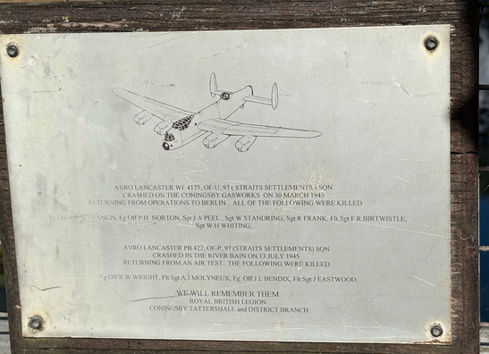 Tattershall (2) Lancaster Memorial — photograph
